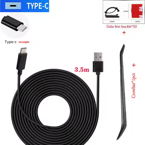 For 70mai Charging Cable for 70mai Dash Cam M500&X200 DDPAI Mini5 Z40 N3 Cable type-c USB Cable for 