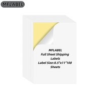 MFLABEL A4 GLOSSY STICKER 200 SHEETS/ A4/90 GSM ADHESIVE PAPER