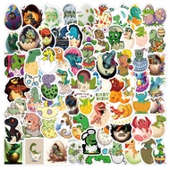 Retro Y2K Dinosaur Egg Stickers 355pcs - 80s 90s Anime Romance Aesthetic Cool Art Vinyl Decals for L