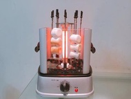 [二手] 日本THANKO 一人串燒機 二代改良版 自轉 無菸 插電 桌上型串燒機 可烤棉花糖 只使用5次 無原廠盒 一次可烤10串
