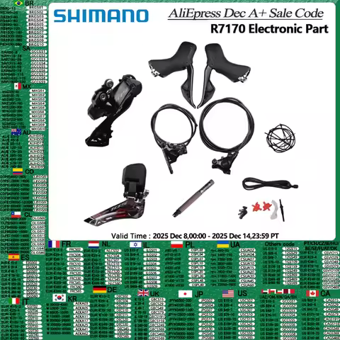 Shimano 105 R7170 Electronic Part Groupset FD R7150 2x12s RD-R7150 Battery DN300 Road Bicycle Di2 R7