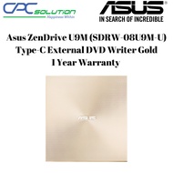 Asus ZenDrive U9M ‏(SDRW-08U9M-U) Type-C External DVD Writer 1 Year Warranty