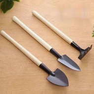 Love Home Gardening Tools Three-Piece Set Loose Civil Handle Shovel Shovel Iron Rake