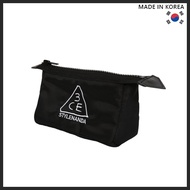 3CE Staylenanda Make-up Pouch Bag Black & Pink★Shipping From Korea★