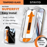 Tempered Glass Superfit EASY INSTALL Clear Privacy Anti Spy REALME Real 7, 14, 15, GT, P3, C75X