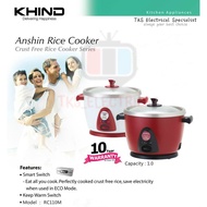 KHIND RC110M Anshin Rice Cooker (Stainless Steel Inner pot)