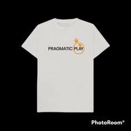 kaos distro pragmatic play - putih xxl