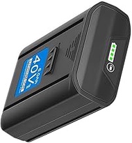 NIUNIUX 6.0Ah 40V Max Replacement Lithium Ion Battery - Compatible with Kobalt KB245-06 KB540-06 KB2