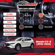 Mazda CX-5 (2018-2023) Vip 6D Car Carpet PU Leather Car Mat Floor Mat Carmat Karpet Kereta