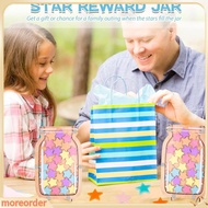 moreorders|  Bedtime Routine Reward Jar Reward Jar Decoration Colorful Stars Flowers Reward Jar for 