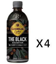 GEORGIA DRIP 無糖黑咖啡500ml X4 包裝隨機出 賞味期限(未開封前): 2024年10月31日