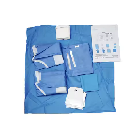 Disposable Sterile Non Woven Laparotomy/Angiography/Eye Universal Surgical Drape for Surgical