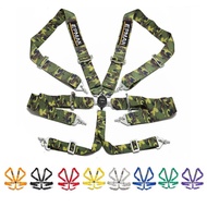 Universal One 6 Point Racing Safety Harness Camlock 3" Steap Seat Belt