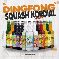 Ding Fong Squash Kordial Ice BLended Flavour  Perasa Air Thailand (760ML)