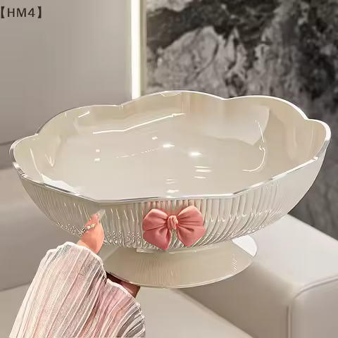 γHM4γ1Pc Plastic Candy Fruit Plate for Home Coffee Table Candy Platter High-End Snack Placement Plat