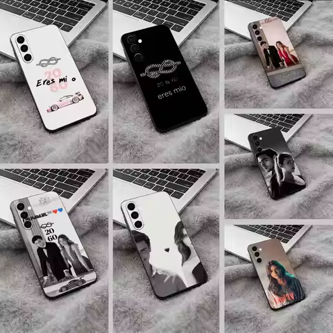 C-Culpa -Tuya -MIA Soft Silicone phone Case for Samsung Galaxy A73/A71/A72/A70/A53/A52/A51 - Black