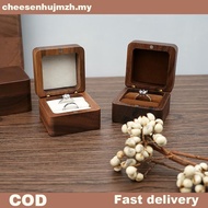 CH Wood Jewelry Box Wedding Ring Box Earring Rings Organizer Box Gift Paage Case MY