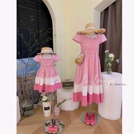 现货 女童炸街洋气不一样的亲子装母女连衣裙显瘦儿童裙子Girl is not the same as the western style Fried street pare xianfen3.sg03