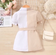 Baju Pakaian Atasan Anak Perempuan 1-6tahun || Kemeja Nafla Bahan Crinkle