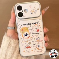 Cute Puppy Phone Case For OPPO A98 A96 A80 A60 A79 A78 A77 A76 A58 A57 A56S A54S A95 A94 A92 A9 A74 