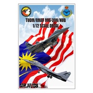 1:72 scale TUDM/RMAF Mig-29N/NUB Decals