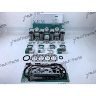 4JB1 Engine Rebuilding Kit With Cylinder Gasket Set Piston Rings Liner Bearings For Isuzu 4JB1 Diese