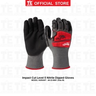 Milwaukee Impact Cut Level 5 Nitrile Dipped Gloves