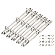 2/5set A5 3hole Ring Binder Mechanisms D Ring Replacement Binder Planner Loose Leaf Binding Spines F