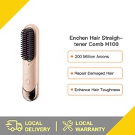 Enchen H100 Cordless Hair Straightener Comb Portable Wireless Negative Ionic Hair Straightener Brush