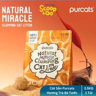 Purcats Cature Premium Cassava Sand, Dust-Free, Firm Clumping, Fast Deodorizing