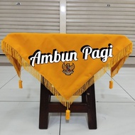 Flag ceremony tray base, flag-raising tray base with tassels