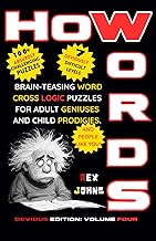 HowWords™: Devious Edition Volume 4: Brain Teasing Word Cross Logic Games: Word Puzzle Book for Adul