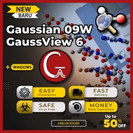 Gaussian 09W v9.5 & GaussView v6.0.16 Lifetime For Windows (64-Bit)