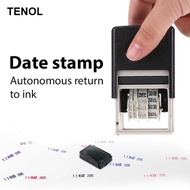 [TENOL] Self Inking Date Stamp with Adjustable Date Embellishment DIY Stamp  Shipping Due Date Scrap