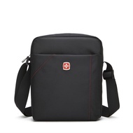 KY&amp; Swiss Army Knife Men's Bag Business Shoulder Bag Men's Messenger Bag Simple Canvas Small Backpack Trendy Fashion Pan