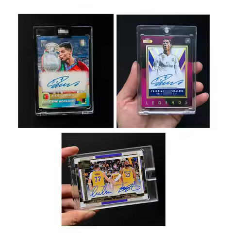 Panini 2025 Series Signed Player Cards Lebron James Cristiano Ronaldo Collectible Cards Christmas Bi