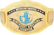 WWE Authentic Wear Yellow Intercontinental Championship Replica Title Belt