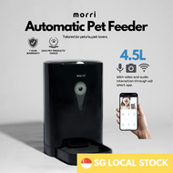 (𝐒𝐆 𝐒𝐓𝐎𝐂𝐊𝐒) morri 4.5L Smart Pet Feeder (Camera Wifi Version) | Cat Feeder | Pet Feeder | Dog Feeder | Dry Food Treats
