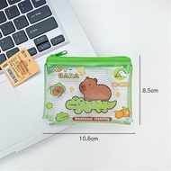 Cute Coin Purse Cute PVC Transparent Coin Bag Cartoon Student Portable Storage Bag