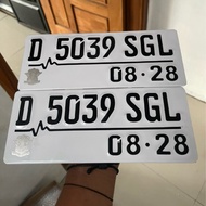 New cheap font plate number