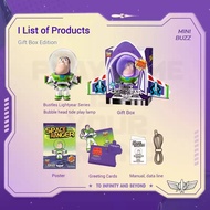 Free shipping Toy Story Buzz Lightyear Bubble Headband Light Toy Desktop Display Model Birthday Gift