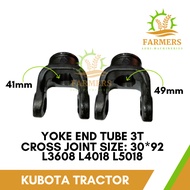 Yoke End Inner/Outer Tube 30x92mm 3T Spline 41/49mm 750mm PTO SHAFT L3608 L4018 L5018 Kubota Tractor