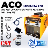 Aco MIG/MMA 200 2In1 Gas-less MIG & MMA Welding Set / Mesin Welding Mig