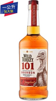 WILD TURKEY - Whiskey 野火雞101波本威士忌 1000ml #40500081 Wild Turkey 101 Proof Bourbon whiskey#PARTY#新舊包裝隨
