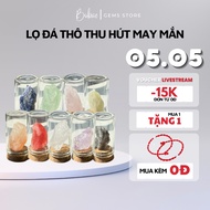 Rough Stone Vial Purifying Stone Tooth Gem Quartz Stone Tooth Gem Feng Shui Fortune Energy Stone Tar