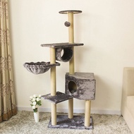 คอนโดแมว 3 ที่นอน 5 ชั้น ขนาดใหญ่ บ้านแมว  Cat Condo พร้อมที่ลับเล็บ3 Bed 5 Storey Pet House