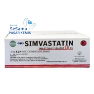 SIMVASTATIN 10MG MULIA 1 BOX 100 TABLET