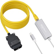 Lightning to OBD2 2 in 1 Phone to OBD2,ENET Rj45 Cable ethernet Connector Tools to OBD Interface Cab