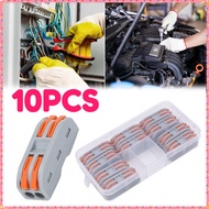 10Pcs Cable Connector Cable Connection 2 Wire Connector Electrical Cable Terminal Connector