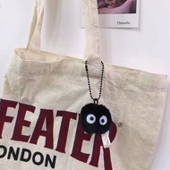 Small Briquettes Keychain Spirited Away Schoolbag Bag Pencil Case Mobile Phone Plush Doll Pendant Ac